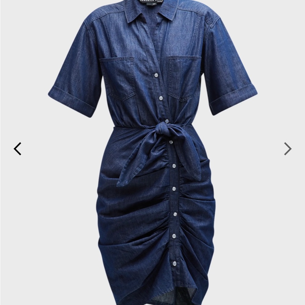 Veronica Beard Jeans
Hensley Ruched Denim Shirtdress